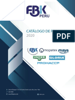Catálogo FBK 2020