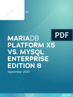 Mariadb Platform X5 vs. Mysql Enterprise Edition 8: September 2020