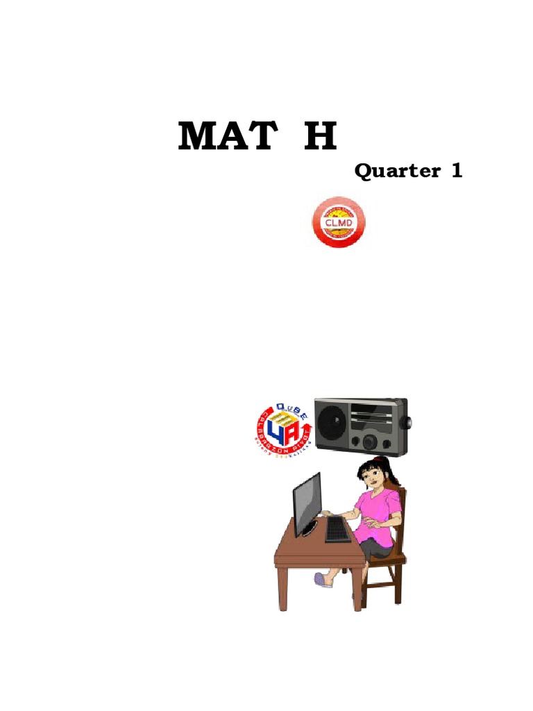 Mat H: Quarter 1 | PDF | Factorization | Cartesian Coordinate System