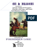 Supplement 7 - Forbidden Lore