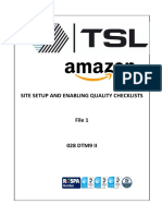 Quality Checklist Folder Cover Sheets
