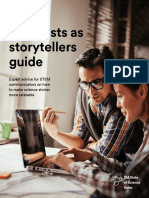 Scientists As Storytellers Guide: Expert Advice For STEM Communicators On How To Make Science Stories More Relatable
