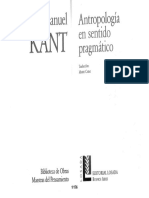 Immanuel Kant, (Mario Caimi Trad.) - Antropología en Sentido Pragmático-Losada (2010)