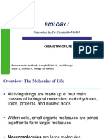 BIOL231 Chemistry of Life