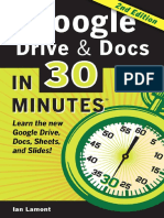 (In 30 Minutes Book) Lamont, Ian - Google Drive - Docs in 30 Minutes - The Unofficial Guide To Google Drive, Docs, Sheets - Slides-In 30 Minutes Guides - I30 Media Corporation (2016)