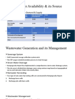 Wastewater Management and Financial Paln