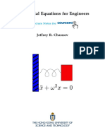 Differential Equations For Engineers: Jeffrey R. Chasnov