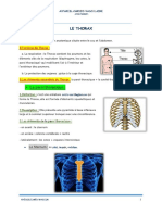 1 - Thorax (Cage Thoracique + Médiastin) - Wassim KH