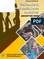 Indikator Ketenagakerjaan Maluku Agustus 2020