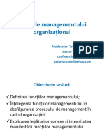 Functiile Managementului