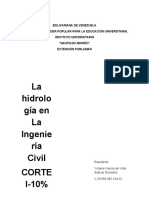 La Hidrología en La Ingeniería Civil