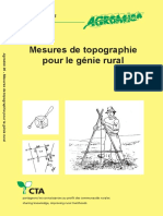 Agromisa Mesures de Topographie Pour Le Genie Rural 2005