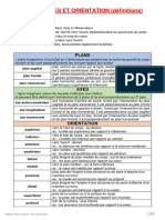 Plans, Axes Et Orientation