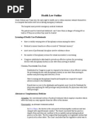 Download Health Law Outline by Bryan Sutlive SN53586728 doc pdf