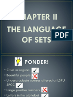 The Language of Sets