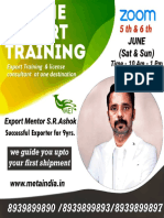 Online Export & Import Training