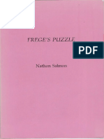 Nathan U. Salmon - Frege's Puzzle -MIT Press (1986)