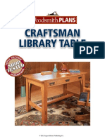 Craftsman Library Table