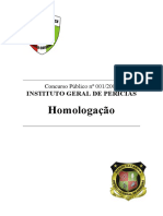 Homologação Concurso 2008