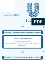 Unilever Corporate Culture