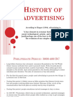 WK 02 History of Advertising