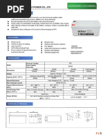 Yingde Aokly Power Co., LTD: 6GFM200G (12V/200Ah)