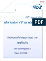 Safety Standards of Ev and Battery in China Seys D Dso V DB Ey C