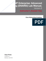 CCNP Enterprise: Advanced Routing (ENARSI) Lab Manual,: Instructor's Answer Key