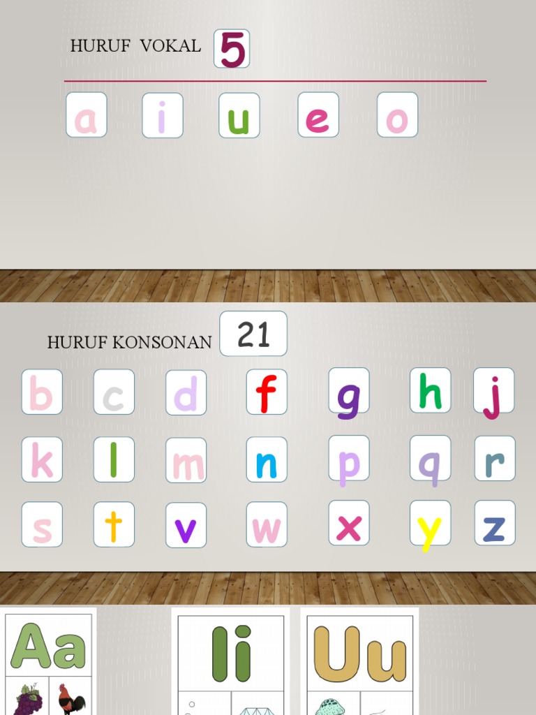 Mengenal Huruf Vokal Dan Konsonan | PDF