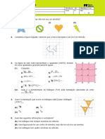 Teste Avaliação Matemática 8o Ano