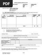 Borang Elaun Tugas Memandu Kenderaan | PDF