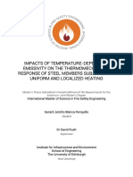 2019 Ronquillo Impacts of Temperature-Dependent Emissivity on the Thermomechanical Response of Steel Members Subjected to Uniform and Localized Heating