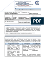 Silabo Concreto Armado I 2020