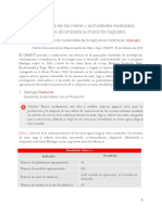 Resumen de Las Metas y Actividades Realizadas, Resultados Alcanzados e Impactos Logrados