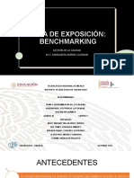 Tema de Exposición: Benchmarking: Gestión de La Calidad M. E. Margarita Jiménez Guzmán