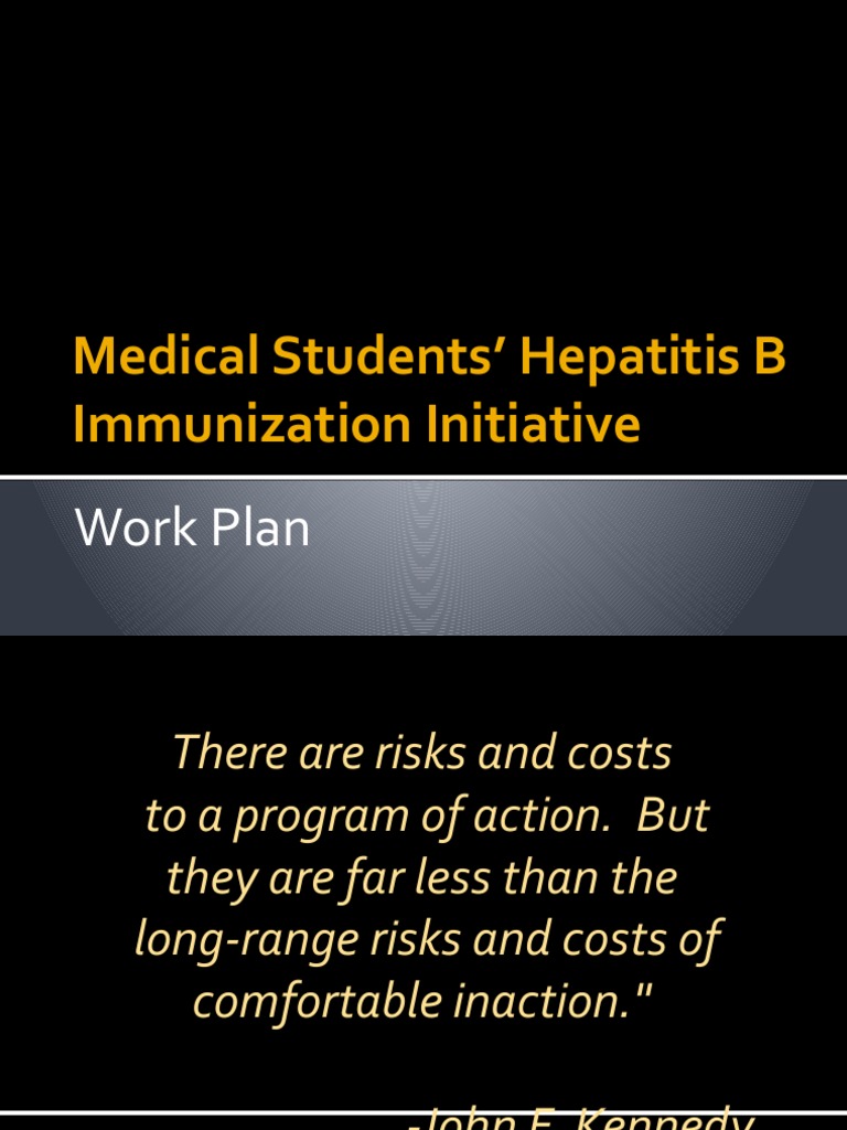 Hepatitis B Vaccination Plan for Medical Students | PDF | Hepatitis B ...
