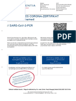 Persönliches Corona-Zertifikat Für Nasro Mohamed // Sars-Cov-2-Pcr