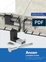 Lockable Dowels For Temporary Movement Joints