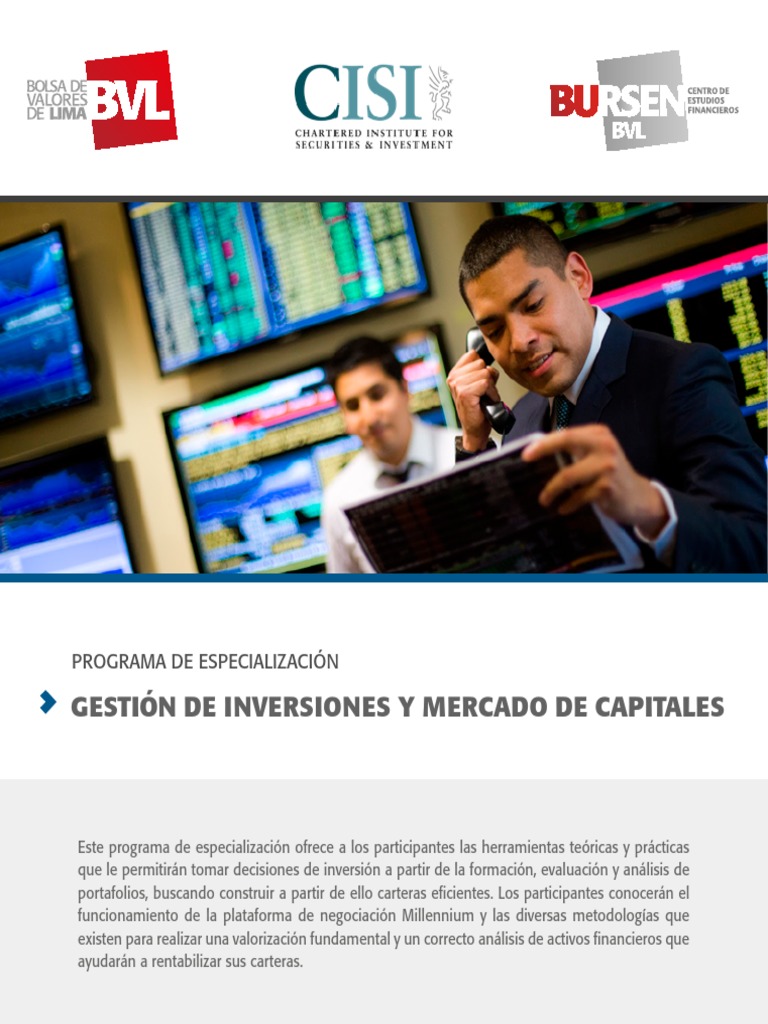 Gestión de Inversiones y Mercado de Capitales 1 | PDF | Análisis ...