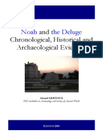 Noah and The Deluge Chronological Histor