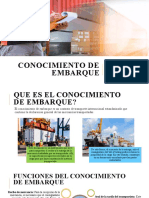 Conocimiento de Embarque - Chartering