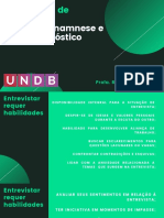 Entrevistas de Avaliação - Triagem, Anamnese e Psicodiagnóstico