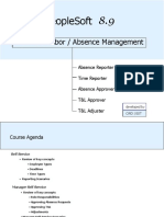 Peoplesoft: Time & Labor / Absence Management