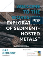 Info Workshop 6 Exploration of Sediment Hosted Metals