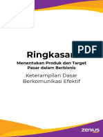 Ringkasan: Keterampilan Dasar Berkomunikasi Efektif