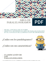 ÁREAS DE PARALELOGRAMOS (28-10)