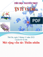 MỞ RỘNG VỐN TỪ THIÊN NHIÊN