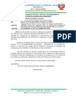INFORME 042-2021-MDLM-SGI-ODC-OEOC PLAN DE TRABAJO SIMULACRO FAMILIAR