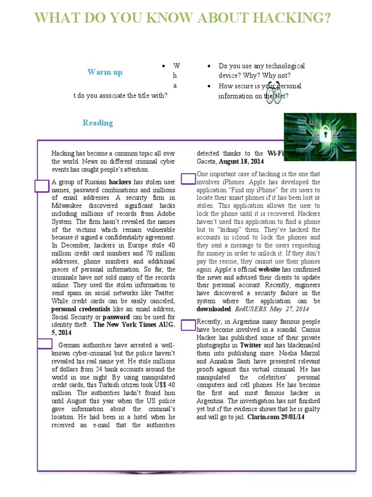 Cyber Crime: Hacking Incidents Overview | PDF | I Phone | Security Hacker