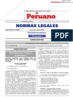 Decreto Supremo Que Declara Dias No Laborables en El Sector Decreto Supremo n 161 2021 Pcm 1999814 1